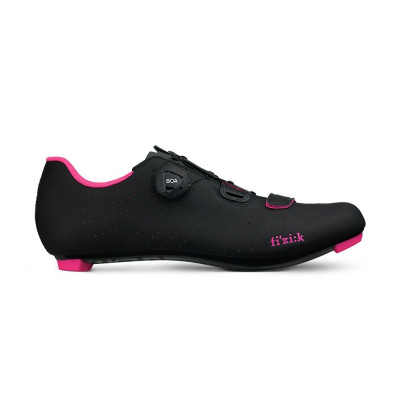  Chaussures FIZIK route femme R5 Tempo Overcurve noir décor rose fluo