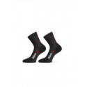  Chaussettes ASSOS RS Socks noir décor rouge