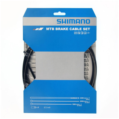  Cables+Gaine SHIMANO frein vtt inox MTB Brake avant et arrière