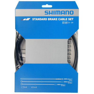 Cables+Gaine SHIMANO frein route vtt acier Standard Brake avant et arrière