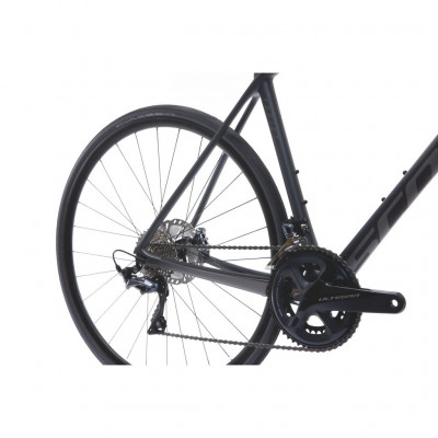  Vélo course carbon SCOTT 2020 Addict 10 Disc Compact carbon gris mat décor noir et argent