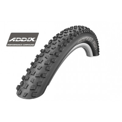 Pneu 26p SCHWALBE vtt Rocket Ron Performance Addix TLR noir flancs noirs