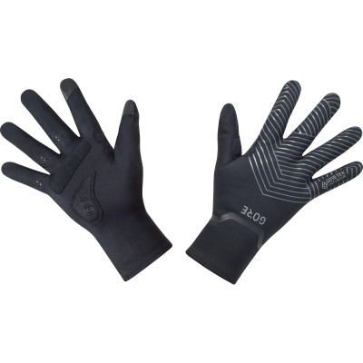 Gants longs - GORE C3 Windstopper Stretch - noir décor gris