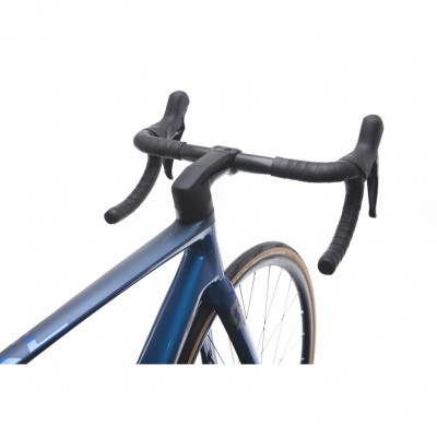  Vélo course carbon SCOTT 2020 Addict RC 30 Blue Disc bleu brillant décor gris mat et argent