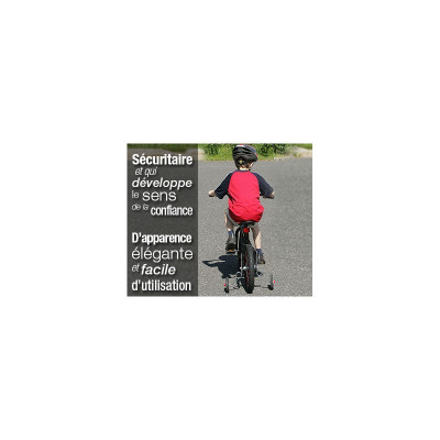  Stabilisateurs CLASSIQUE enfant EZ Trainer 12/20 chromés pour vélo enfants avec roues de 12 à 20 pouces
