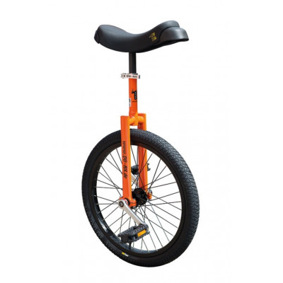  Monocycle 20p QU-AX acier Luxus 20 orange décor noir
