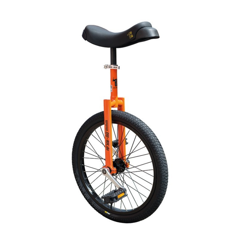  Monocycle 20p QU-AX acier Luxus 20 orange décor noir