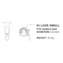  Sonnette KNOG métal Oi Bell Luxe Small 22.2 argent