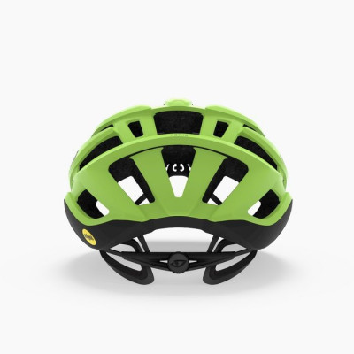 Casque route - GIRO Agilis - jaune fluo décor noir