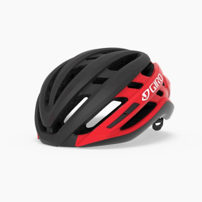 Casque route et gravel - GIRO Agilis Mips - noir mat décor rouge