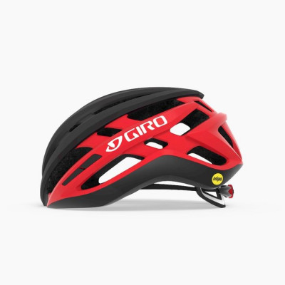 Casque route et gravel - GIRO Agilis Mips - noir mat décor rouge