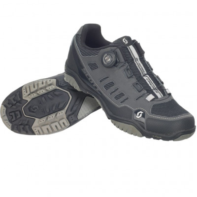  Chaussures SCOTT vtt Crus-R Boa gris anthracite décor noir