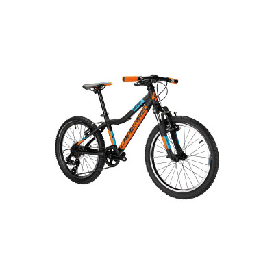 Vélo VTT enfant 6 à 9 ans alu - LAPIERRE 2022 ProRace 20 - noir décor orange et bleu