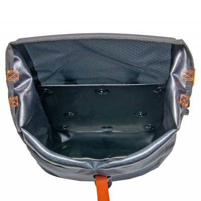 Sacoches avant ou arrières latérales - ORTLIEB Gravel Pack F9981 - Ardoise décor orange