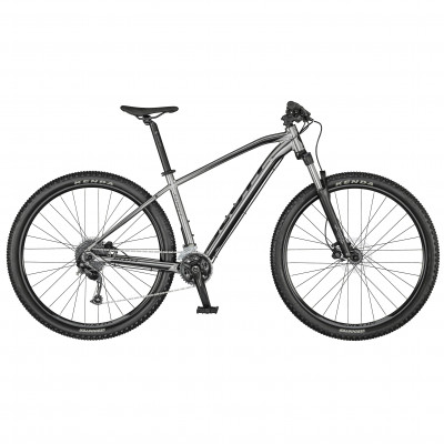 Vélo VTT 29p alu - SCOTT 2024 Aspect 950 Slate Grey - Gris argent décor gris anthracite