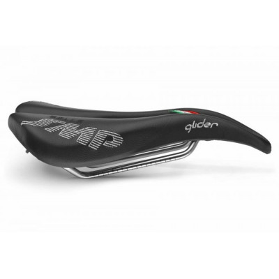 Selle SMP route Glider 136 noir décor blanc