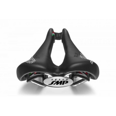 Selle SMP route Glider 136 noir décor blanc