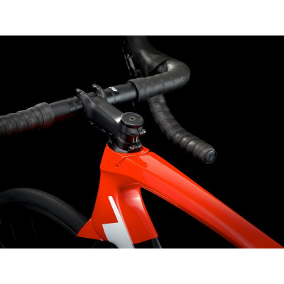 Vélo course carbone - TREK 2022 Emonda SL 6 Pro - Rouge et noir Décor blanc
