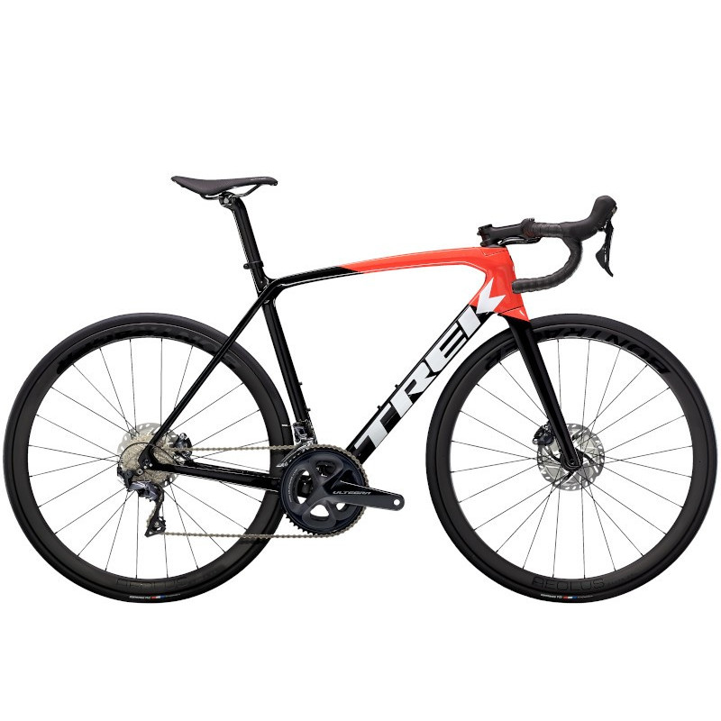  Vélo course carbon TREK 2021 Emonda SL 6 Pro rouge et noir décor blanc