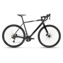 Vélo gravel 700 alu - STEVENS 2021 Prestige - Noir PHANTOM mat Décor noir, gris anthracite et gris argent