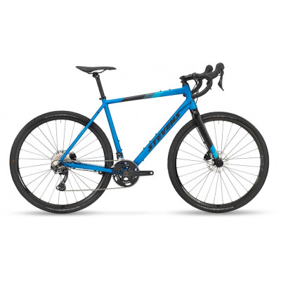  Vélo gravel 700 alu STEVENS 2021 Prestige bleu petrol décor noir