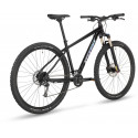  Vélo VTT 29p alu STEVENS 2021 Taniwha - Noir STEALTH Décor gris argent reflets turquoise et rose : 100mm