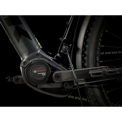 Vélo électrique VTT 27.5p alu - TREK 2022 Powerfly Sport 4 Equipped 500 - Gris anthracite Décor noir