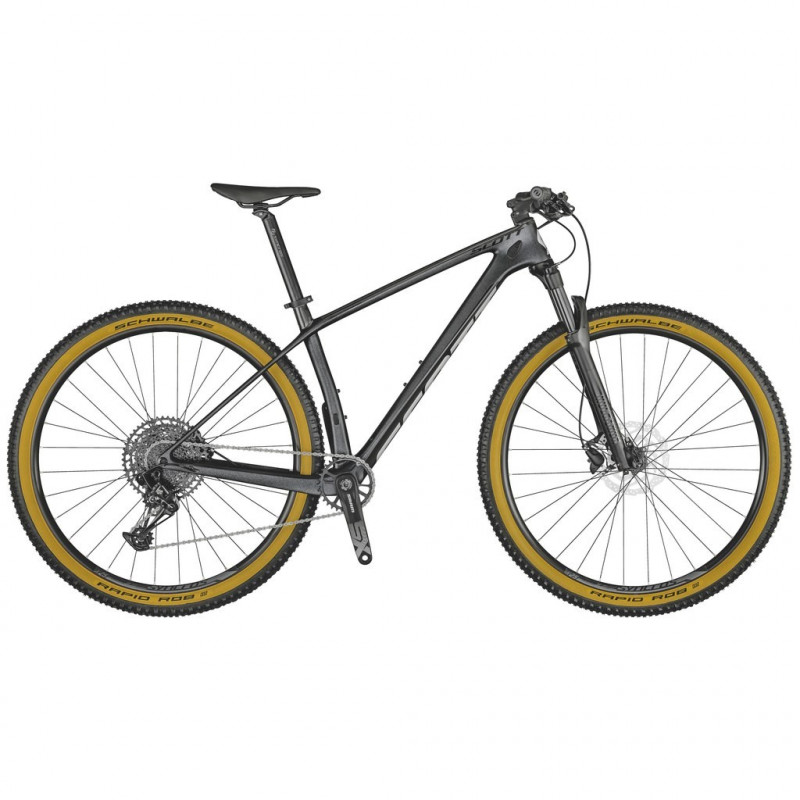  Vélo VTT 29p carbone - SCOTT 2021 Scale 940 - Noir granite décor argent : 100mm