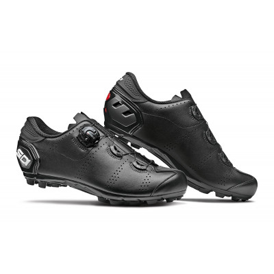  Chaussures vtt - SIDI Speed - noir mat : semelle nylon renforcée avec crampons gomme - serrage par câble - ventilée et