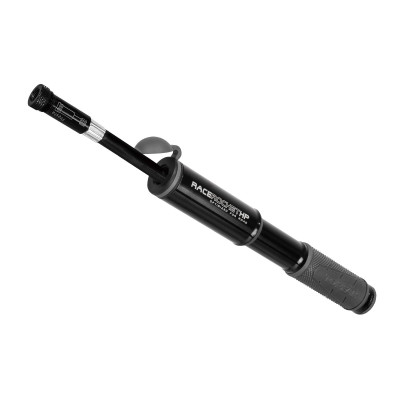 Pompe TOPEAK alu route vtt RaceRocket HP Mini Noire, raccord souple