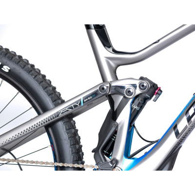  Vélo VTT 27.5p carbon - LAPIERRE 2020 Zesty AM FIT 5.0 - Gris cendre décor noir  : 150/150mm