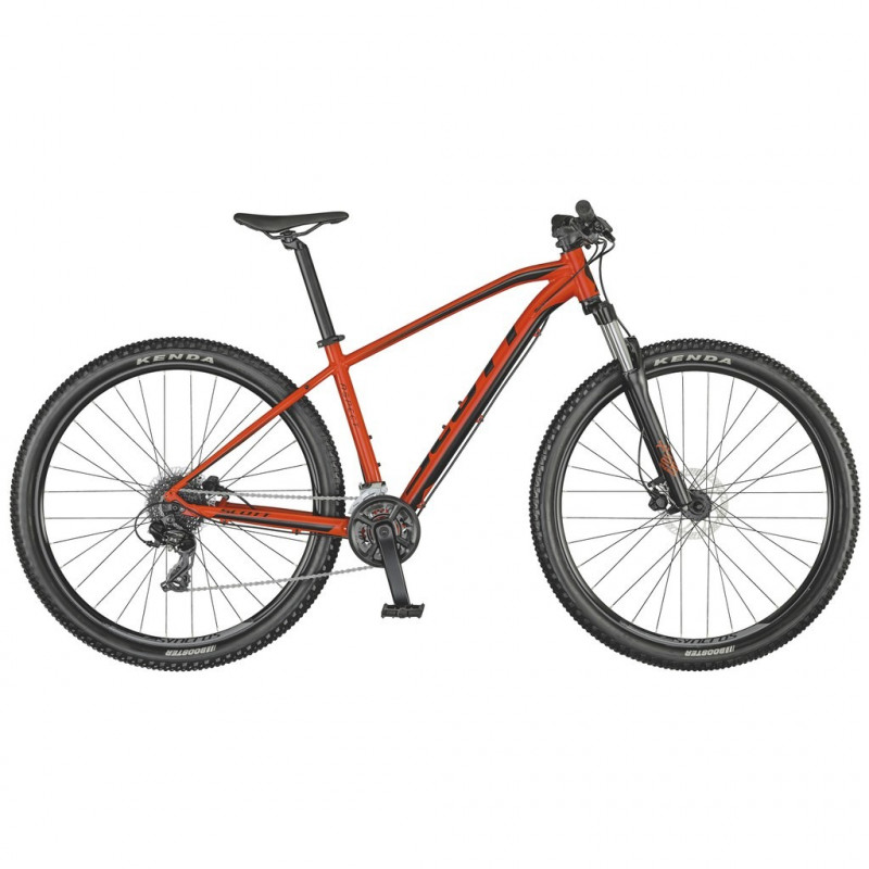  Vélo VTT 29p alu - SCOTT 2021 Aspect 960 - Rouge néon décor noir : 100mm