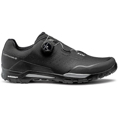  Chaussures vtt - NORTHWAVE X-Trail Plus - noir décor gris - semelle rigide avec gomme Michelin pour l'accroche et la