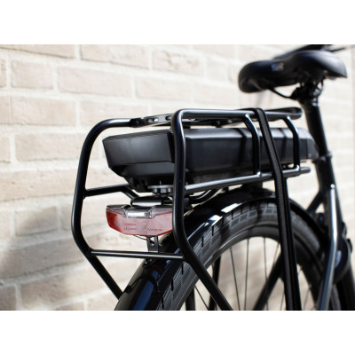 Vélo électrique ville 28p alu - TREK 2022 Verve+ 1 LowStep 400 - Gris Solid Charcoal Décor argent