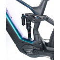  Vélo VTT électrique 29/27.5 carbone STEVENS 2021 E Inception FR 9.7 GTF 726 - noir mat décor bleu nuit irisé : 180/170