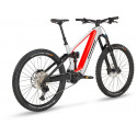  Vélo VTT électrique 29/27.5 carbone STEVENS 2021 E Inception ED 8.7 GTF 726 - Gris clair décor orange néon : 170/170