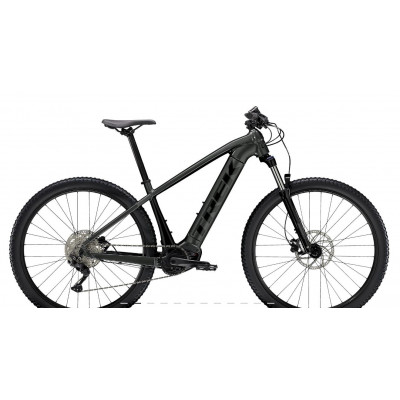  Vélo électrique VTT 29p alu - TREK 2021 PowerFly 4 625 - Gris Solid Charcoal Décor noir : 80mm