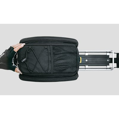 Porte-bagage TOPEAK alu arrière sur tige de selle MTX 2.0 Beamrack II V bas