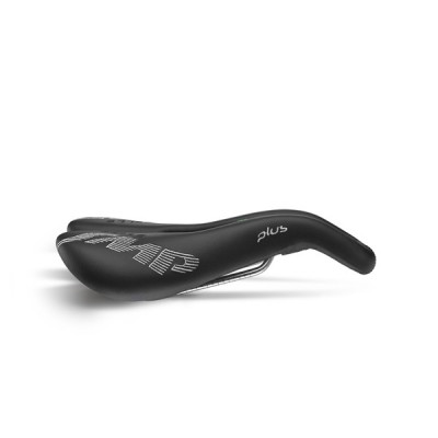 Selle unisexe SMP route cyclo Plus 159 noir décor blanc
