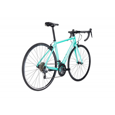 Vélo course femme 700 alu - LAPIERRE 2022 Sensium 1.0 W Compact - Vert pale décor blanc
