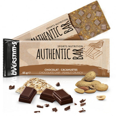  Barre énergétique - OVERSTIM'S Authentic Bar - Chocolat et cacahuètes