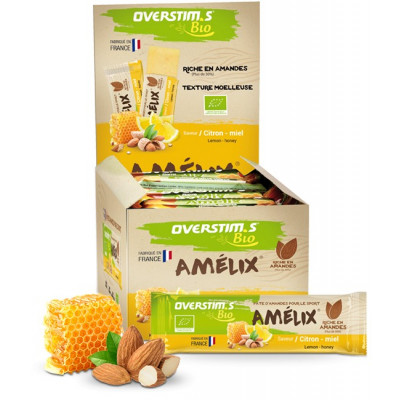  Barre énergétique - OVERSTIM'S Amelix Bio - Citron miel