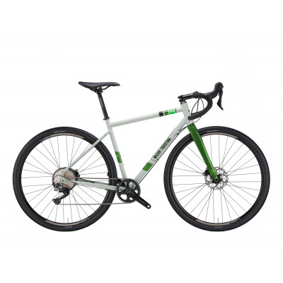  Vélo gravel 700 acier WILIER 2021 Jaroon GRX gris Spring brillant décor vert néon