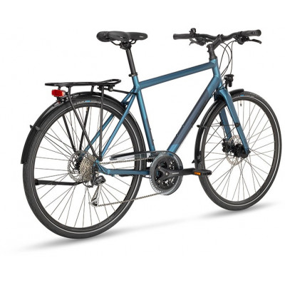 Vélo urbain route 28p alu STEVENS Galant Lite Gent bleu argent décor bleu acier et noir