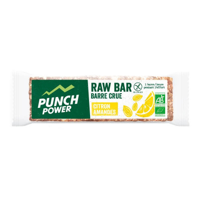  Barre énergétique - PUNCH POWER Raw Bar - Barre crue Citron amandes : la barre