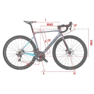 Vélo course 700 carbon WILIER 2024 Zéro SL Disc Rival AXS noir décor rouge