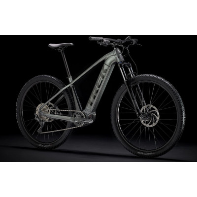 Vélo électrique VTT 29p alu - TREK 2022 PowerFly 4 500 - Gris Solid Charcoal et Noir