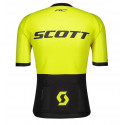 Maillot manches courtes - SCOTT RC Premium Climber - Noir décor jaune