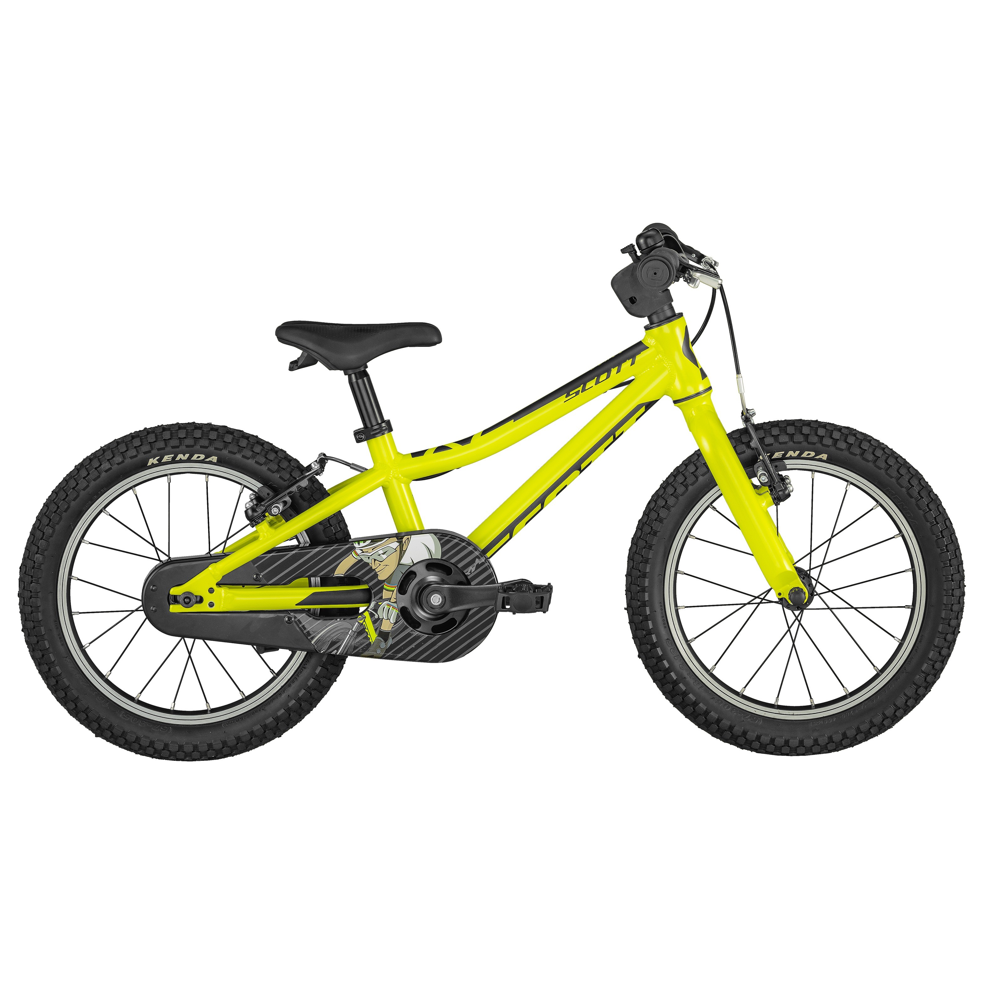 Vélo VTT enfant 3 à 6 ans alu 16p - SCOTT 2022 Scale 16 - jaune