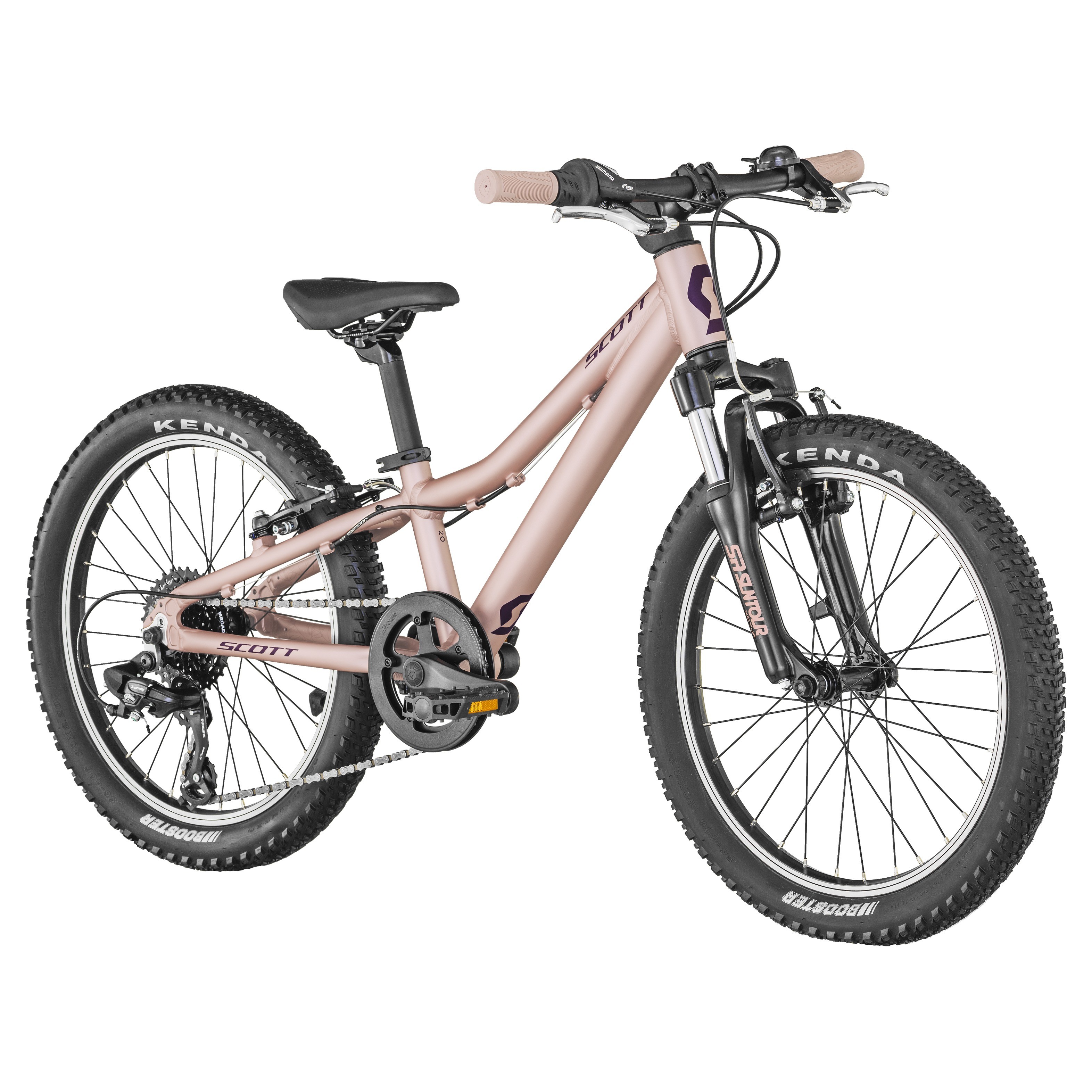 Vélo VTT enfant 6 à 9 ans 20p alu - SCOTT 2022 Contessa 20 - Rose pâle  métallisé - Vélo 9